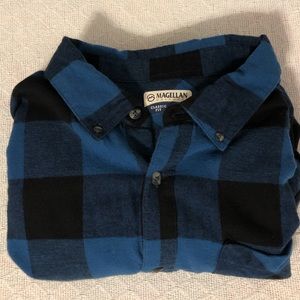 Magellan Blue Checkered Flannel